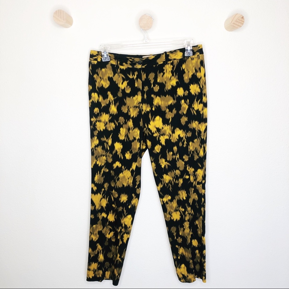 Michael Kors Ikkat print wool Tapered Trousers